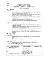 BAI 55NC SỰ CHUYỂN THỂ  SỰ NÓNG CHẢY VÀ ĐÔNG ĐẶC