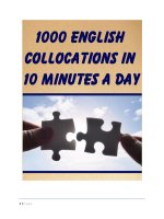 1000 english collocations in 10 minutes a day with answers