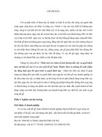 Phân tích các nhân tố ảnh hưởng đến việc ra quyết định mua vật liệu gỗ của Cơ sở sản xuất đồ gỗ Xuân Thành. Đưa ra những đề xuất nhằm tác động hiệu quả lên quá trình ra quyết định này