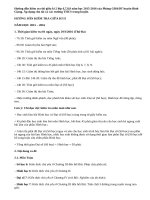 Hướng dẫn kiểm tra thi giữa kì 2 lớp 6,7,8,9 năm học 2015-2016 Bình Giang