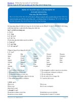 động từ nguyên mẫu và danh động từ tiếng anh