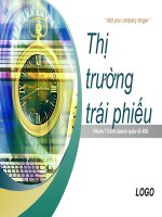 Phân tích thị trường trái phiếu ở việt nam 