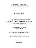 LUẬN VĂN THẠC SĨ KHOA HỌC NGỮ VĂN NHỮNG Ý KIẾN CỦA PHẠM TIẾN DUẬT VỀ VĂN CHƯƠNG VÀ NGHỆ THUẬT THƠ CA