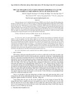 Nhu cầu thu gom và xử lý chất thải rắn sinh hoạt của các hộ dân nghiên cứu điển hình ở cẩm xá mỹ hào hưng yên