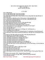 đề cương ôn tập thi hết học phần Vệ sinh thú y 1(nguồn Đinh Công Trưởng)