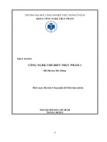 thực hành công nghệ chế biến thực phẩm 1