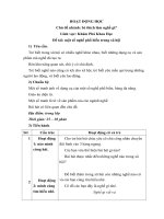 Giáo án mầm non bé thích làm nghề gì?