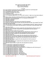 Đề cương ký sinh trùng thú y 1(nguồn Đinh Công Trưởng)