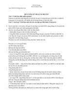 Đề cương ôn tập kĩ thuật di truyền nguyên lí và ứng dụng..