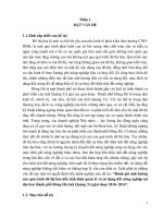 Đánh giá ảnh hưởng của quá trình đô thị hóa đến tình hình quản lý và sử dụng đất nông nghiệp tại địa bàn thành phố đông hà tỉnh quảng trị giai đoạn 2010  2014 