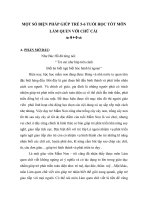 Sáng kiến kinh nghiệm một số biện pháp giúp trẻ học tốt môn làm quen chữ cái 