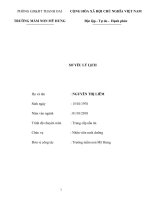 Sáng kiến kinh nghiệm một số biện pháp chăm sóc trẻ thừa cân, béo phì trong trường mầm non mỹ hưng   huyện thanh oai” năm học 2013   2014 