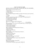 bài tập trắc nghiệm và lý luận NGUYÊN LÝ KẾ TOÁN