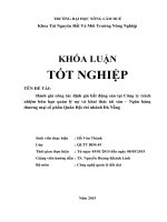 Đánh giá công tác định giá bất động sản tại công ty trách nhiệm hữu hạn quản lý nợ và khai thác tài sản (MB AMC) – ngân hàng thương mại cổ phần quân đội (MB) chi nhánh đà nẵng 