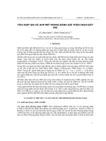 TÍCH HỢP GIS VÀ AHP MỜ TRONG ĐÁNH GIÁ THÍCH NGHI ĐẤT ĐAI