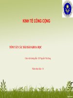 bài giảng chính sách thuế