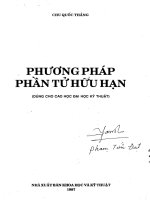 Ebook phương pháp phần tử hữu hạn (dùng cho cao học đại học kỹ thuật)  phần 1