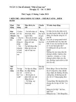 Giáo án mầm non tìm hiểu về một số loại rau