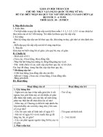 Giáo án hội thảo cụm biết nhận ra quy tắc sắp xếp và sao chép lại của trẻ mầm non