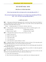 bài tập đề nghị XSTK ôn thi cao học 2008