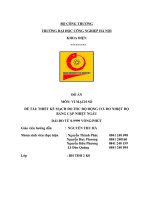 THIẾT KẾ MẠCH ĐO TỐC ĐỘ ĐỘNG CƠ ĐO NHIỆT ĐỘ BẰNG CẶP NHIỆT NGẪU DẢI ĐO TỪ 09999 VÒNGPHÚT