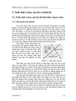 tính chất cơ học của đá và khối đá