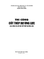 Ebook thi công cốt thép dự ứng lực (gia công và lắp đặt cốt thép dự ứng lực)  phần 1