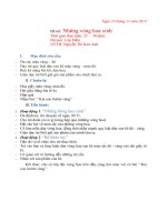 Giáo án lớp mầm những bông hoa xinh