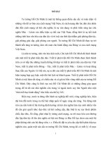 Tiểu luận triết lý phát triển hồ chí MInh