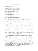 ĐỀ THI LÍ THUYẾT TRUYỀN NHIỄM