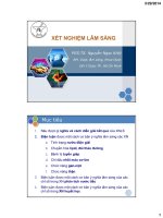 XÉT NGHIỆM LÂM SÀNG