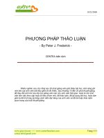 PHƯƠNG PHÁP THẢO LUẬN