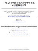 The journal of environment and development