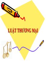bài giảng về luật thương mại 2005