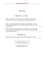 pháp luật và thi hành pháp luật về công nhận và cho thi hành tại việt nam