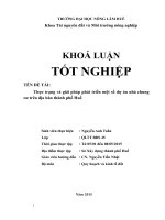 Thực trạng và giải pháp phát triển một số dự án nhà chung cư trên địa bàn thành phố huế 