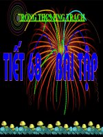 Giáo án sinh học lớp 8 tiết bài tập học kỳ II 