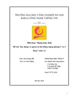 Xây dựng và quản trị hệ thống mạng phòng 3 và 4 tầng 7 nhà A1