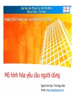 phân tích thiết kế hướng đối tượng