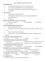 ĐỀ 2 – BÀI KIỂM TRA MÔN NGOẠI 1 TIẾT