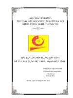 BÀI TẬP LỚN MÔN MẠNG MÁY TÍNH ĐỀ TÀI: XÂY DỰNG HỆ THỐNG MẠNG MÁY TÍNH