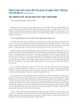 Kiểm toán nhà nước đối với quản lý ngân sách tap chi tai chinh 2015