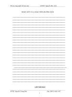 Thiết kế quy trình công nghệ và trang bị công nghệ để gia công chi tiết trục răng