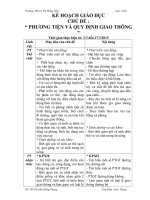 Giáo án mầm non lớp chồi phương tiện và quy định giao thông