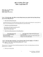 đề cương luật kinh tế