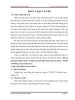 Một số giải pháp nhằm nâng cao hiệu quả hoạt động bán hàng tại công ty TNHHTM Hùng Long- Quảng Trị