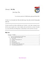 cơ sở hóa học phân tích