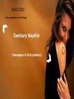 BÁO CÁO]Kết quả Nghiên Cứu Thị TrườngSanitary NapKin