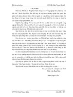 Thiết kế quy trình công nghệ gia công chi tiết “thân van”