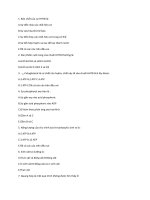 trắc nghiệm  Hóa sinh Y2